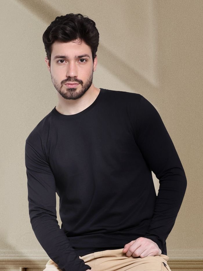 Black Full Sleeve T-shirt
